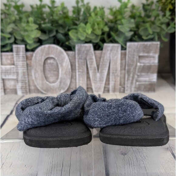 Sanuk Yoga Mat Sling Sandals - Heather Blue - Picture 5 of 8